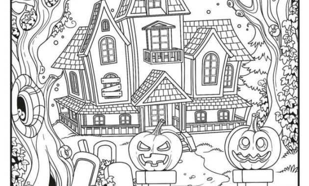 Free Printable Halloween Coloring Pages for Kids