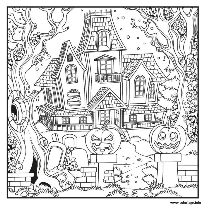 Free printable halloween coloring pages for kids