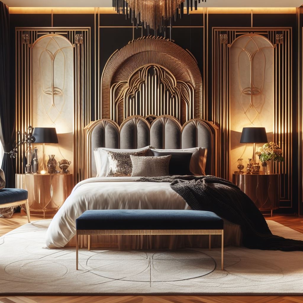 Art deco bedroom design ideas