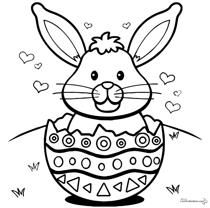 Easter coloring sheets for kids