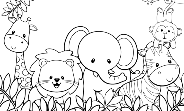 Kids Animal Coloring Pages A Creative Exploration