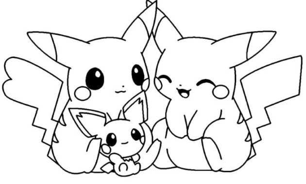 Coloring Sheets for Kids Pokemon Fun