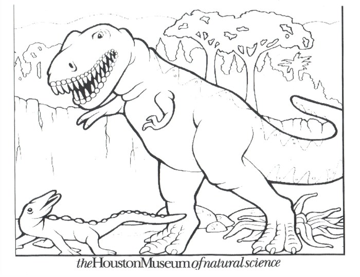 Kids coloring pages dinosaur