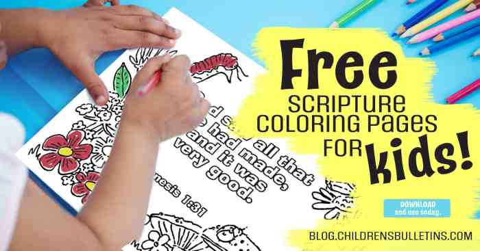 Bible verse coloring pages for kids