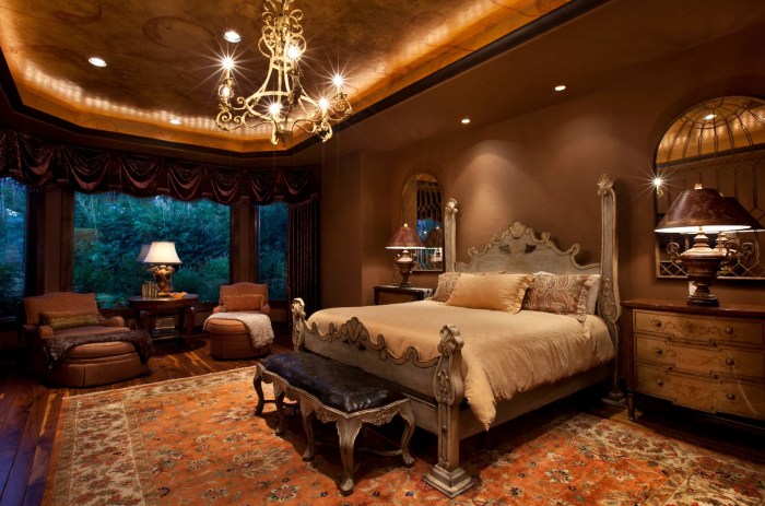 Romantic master bedroom design