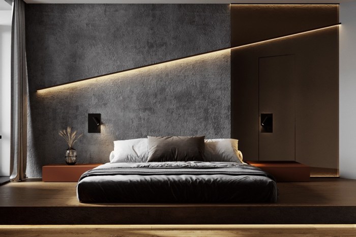 Dark bedroom design ideas