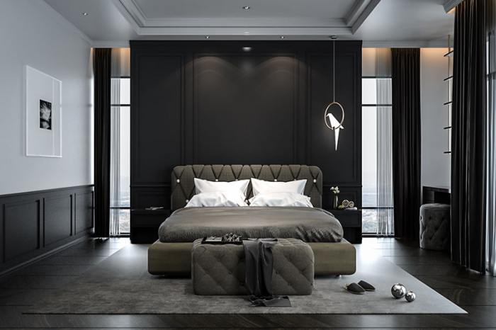 Bedroom design ideas black