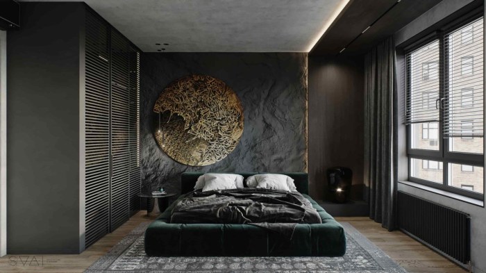 Dark bedroom design ideas