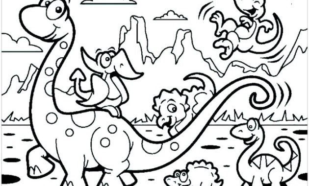 Dinosaur Coloring Pages for Kids Unleash Creativity