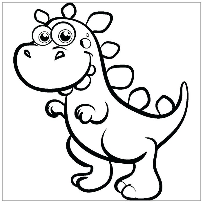 Dinosaur coloring pages for kids