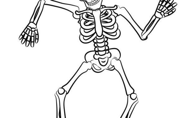 Skeleton Coloring Pages for Kids Spooktacular Fun!