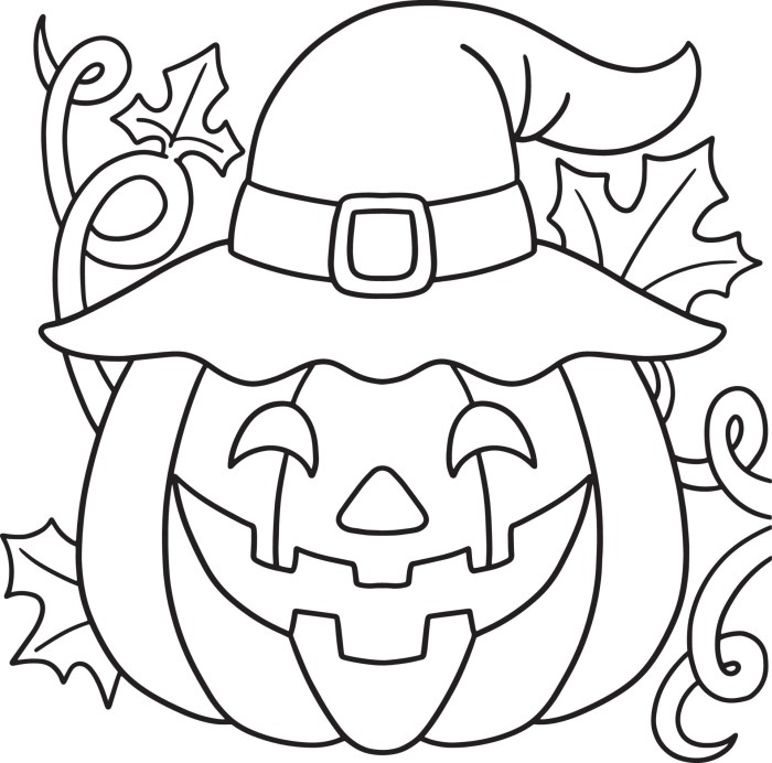 Halloween coloring pages for kids