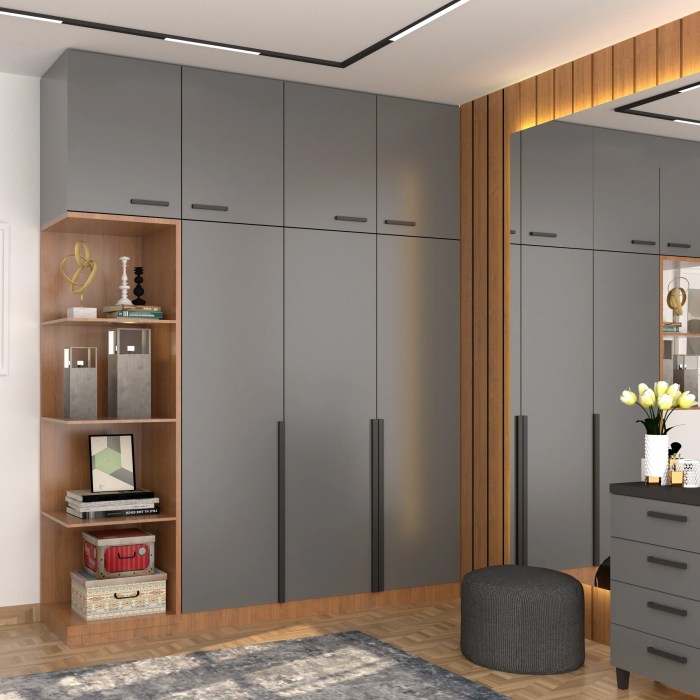 Wardrobe design for bedroom