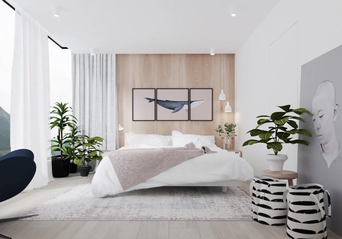 Minimalist interior design bedroom