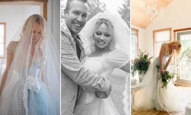 Pamela Anderson Wedding Dresses A Style Evolution