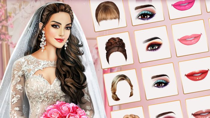 Wedding gown dress up games