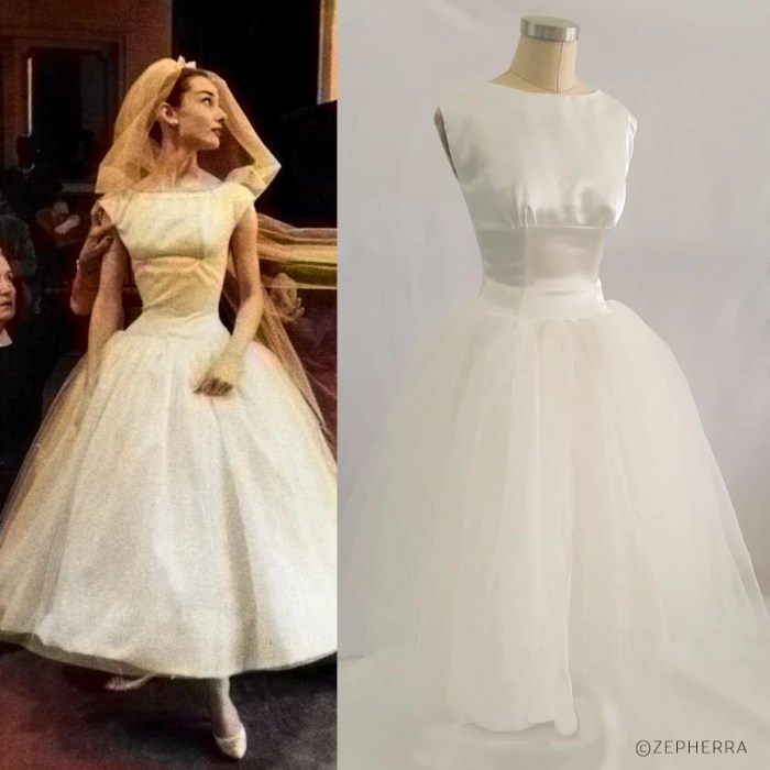 Audrey hepburn wedding dress funny face