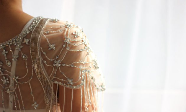 Beaded Wedding Dresses with Sleeves