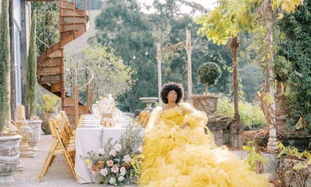 Yellow Wedding Guest Dress with Sleeves